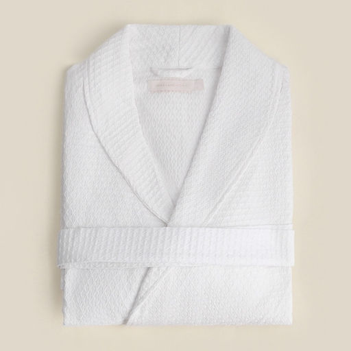 Халат вафельный мужской SL HOME: Waffle «Блан де Блан», размер L, хлопок 100%, белый