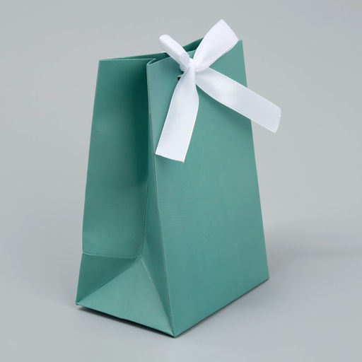 Пакет подарочный с лентой Тиффани, 13 19 9 см - Дарите счастье фото 3