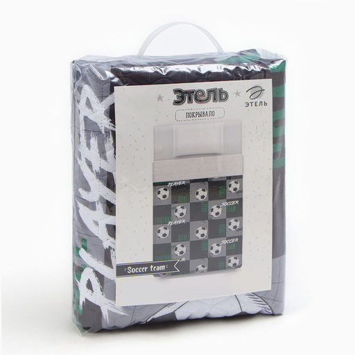 Покрывало Этель 1,5 сп Soccer team 145*2105 см, микрофибра  фото 4