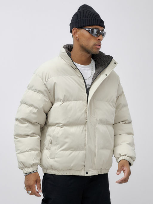 Куртка двухсторонняя мужская молодежная зимняя хаки цвета 25311TK - Mtforce фото 7