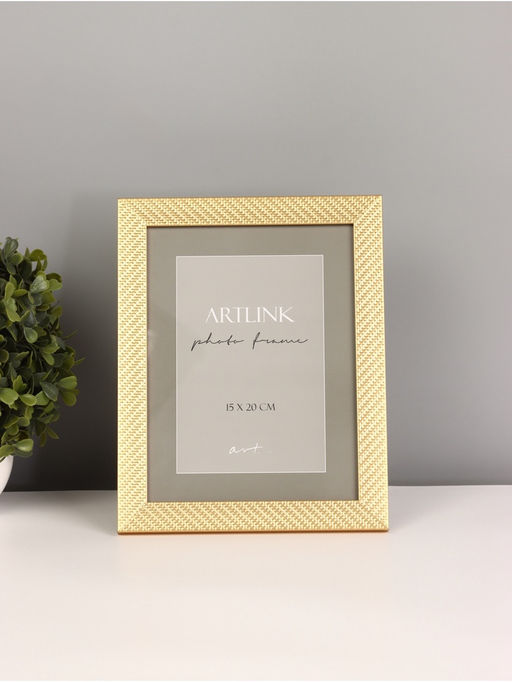 Фоторамка для фото 15×20 см, Lucy, пластик, золото