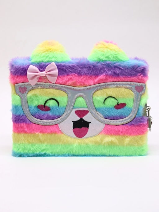 Блокнот плюшевый Rainbow mood (15*21 см)