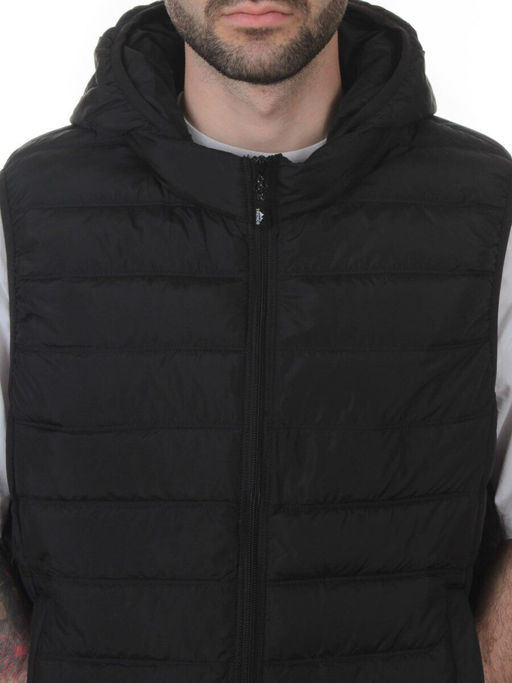 M4001L BLACK Жилет утепленный мужской (130 гр. холлофайбер) - Fashion фото 7