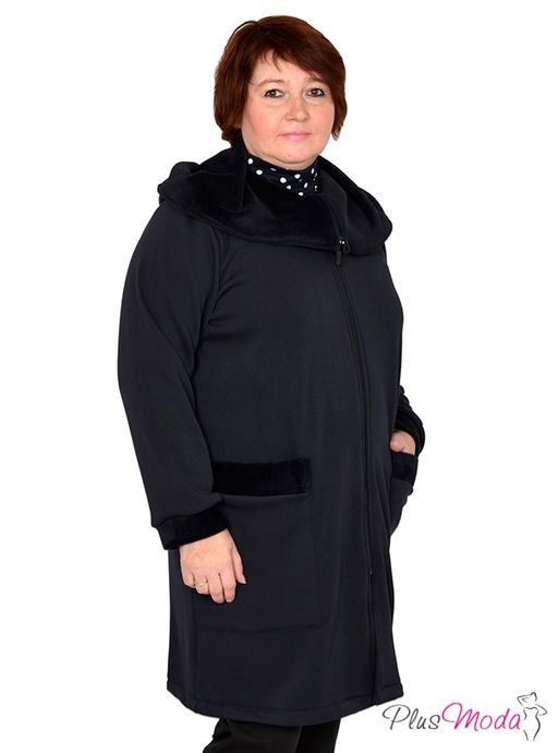 Куртка-толстовка Модель №497 размеры 44-84 - Plusmoda фото 6