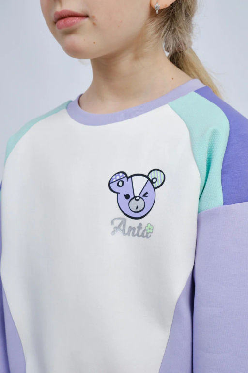 Свитшот Сиреневый - Anta sport фото 4