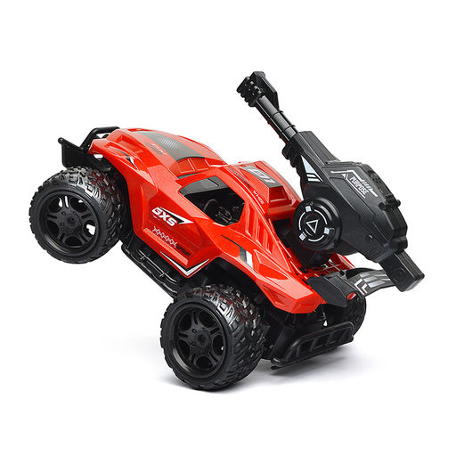 Машина с водяной пушкой,р/у, цвет зелёный, 27 MGz, в коробке