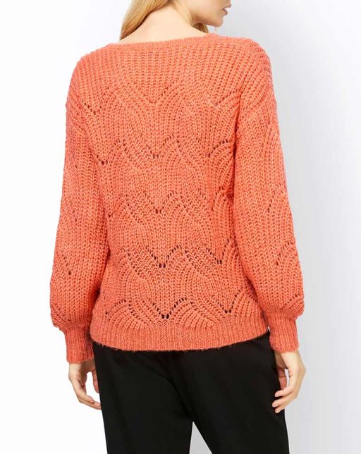 Пуловер, мандариновый - Linea tesini фото 4