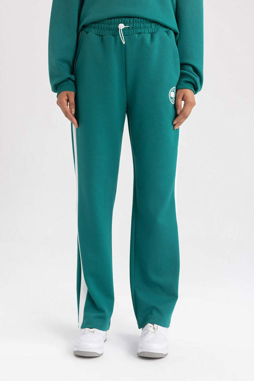 DeFactoFit Стандартные тканевые спортивные штаны для дайвинга с широкими штанинами  фото 7