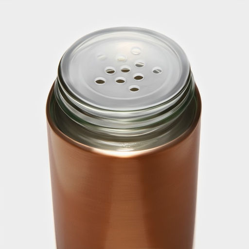 Солонка «Стиль», 150 мл, 5.5×8 см, стекло, цвет бронзовый