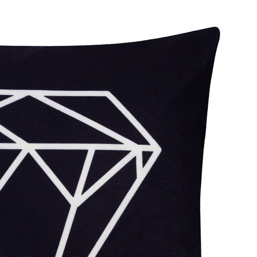 Наволочка декоративная Этель Геометрия Алмаз 40х40 см, велюр  фото 2