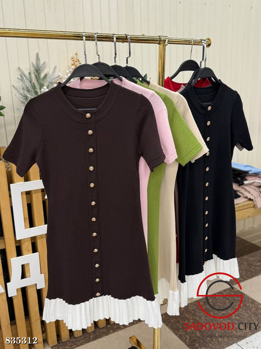 Платье женское с имитацией пуговиц - Bruno фото 5