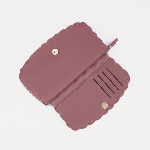 Кошелёк на молнии, цвет розовый - Simaland фото 5