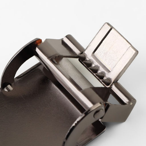 Пряжка для ремня, автоматическая, 7,5 3,7 см, цвет чёрный никель - Арт узор фото 2