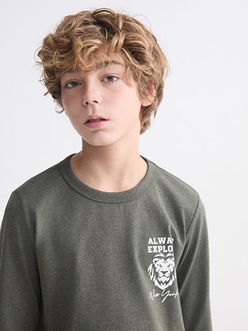 Bisiklet Yaka Erkek ?ocuk Ti??rt