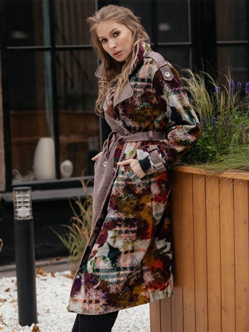 Жакет женский удлиненный, шерсть - Волтри фото 3