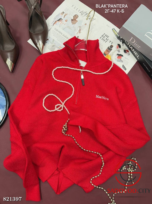 Свитер женский на полузамке - Bruno фото 3