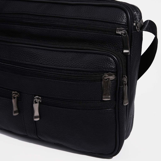 Сумка мужская, цвет черный - Simaland фото 4