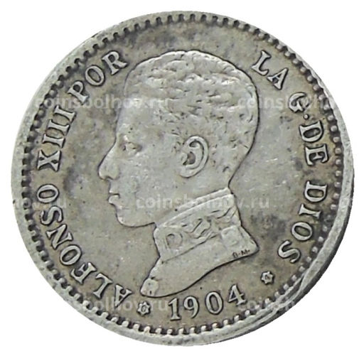 50 сентимо 1904 года Испания