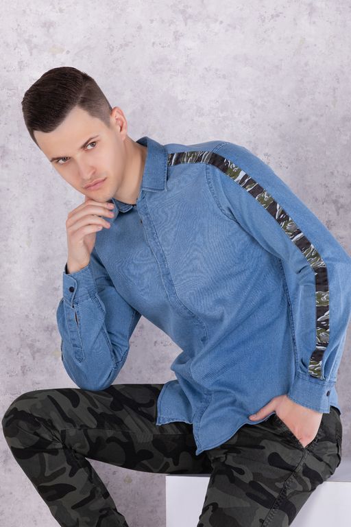 рубашка 
 17.2240-MAVI - Tricko фото 3