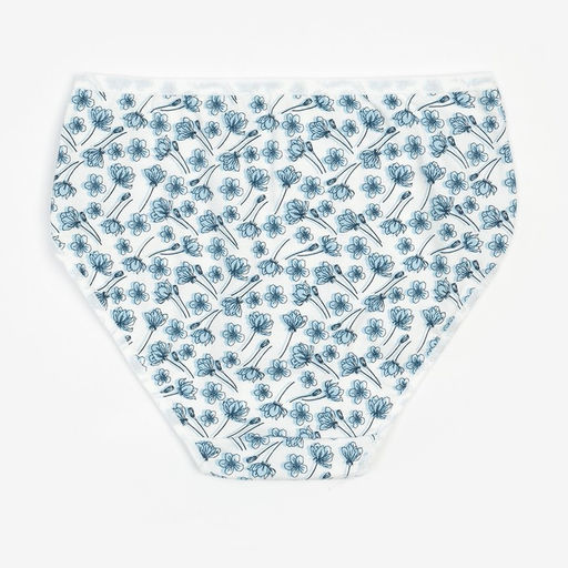 Цена за 2 шт. Набор трусов женских Collorista «Цветы», 2 шт., цвет синий, размер 54