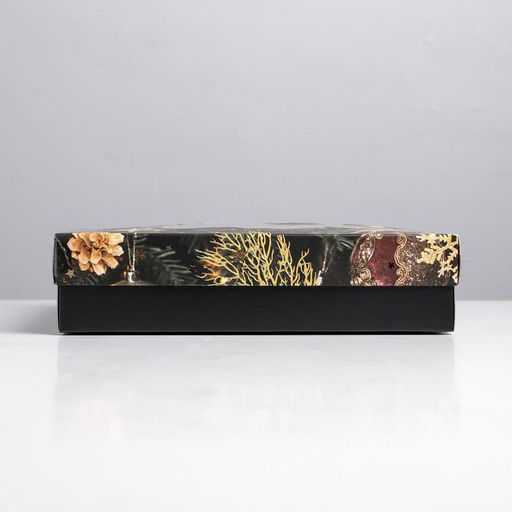 Коробка подарочная Gold, 23.5 20.5 5.5 см - Дарите счастье фото 5