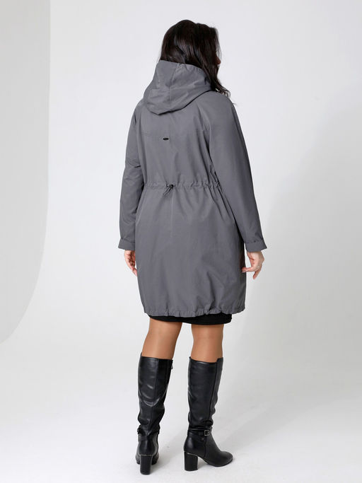 24135 Плащ графитовый - Dizzyway фото 3