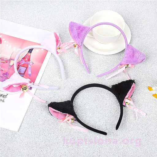 Меховой ободок Anime girl - Купи слона фото 3