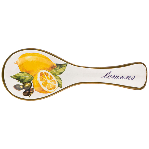 Подставка под ложку "Лемон три" 25*9 см. высота=2,5 см. 358-1575