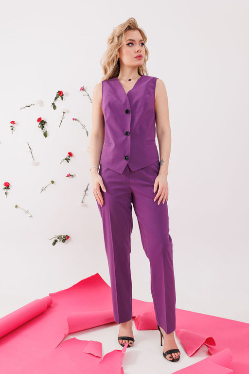 Костюм NIKVA н359-4-Р сирень  фото 2