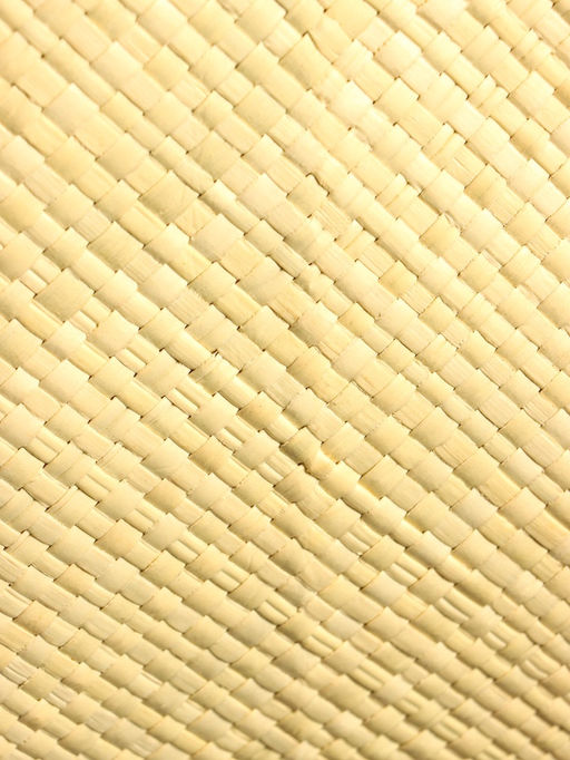 Сумка плетёная на молнии из пандана, 35×12×40 см, бежево-коричневая