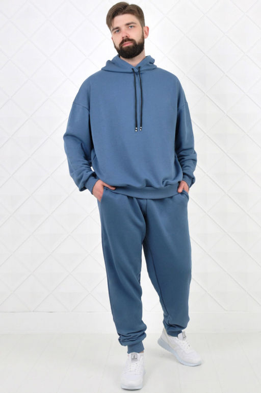 Арт. 6587 Костюм с брюками мужской 46-54 (5 шт) Цвет:темный хаки - Идеал фото 5