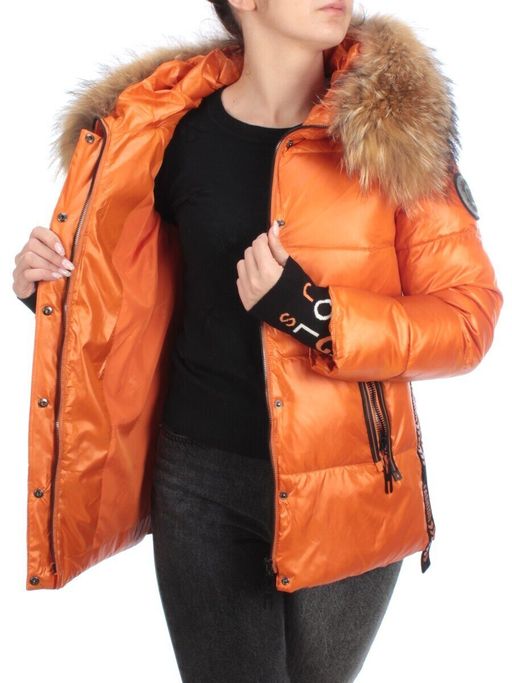 8290 ORANGE Куртка зимняя женская JARIUS (200 гр. холлофайбера) - Фабричный китай фото 10