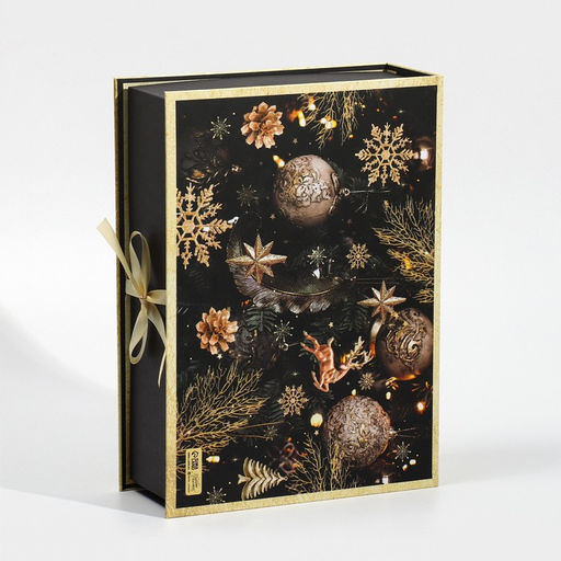 Набор коробка - книга 2 в 1 «Время теплых объятий», 20 х 12,5 х 5 - 27 х 19,5 х 8, Новый год