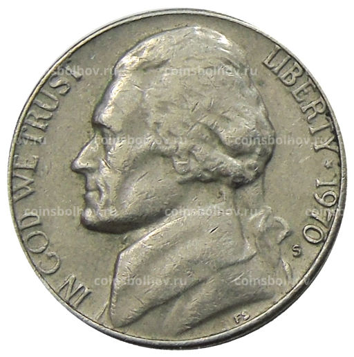 5 центов 1970 года S США