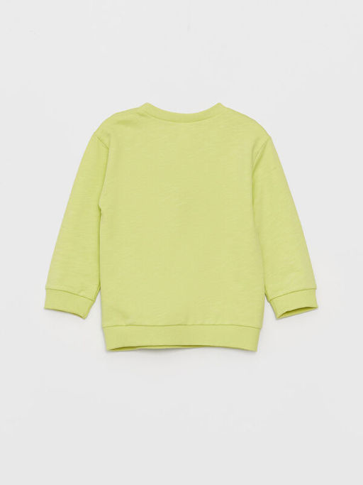 Bisiklet Yaka Bask?l? Uzun Kollu Sweatshirt - Waikiki фото 2