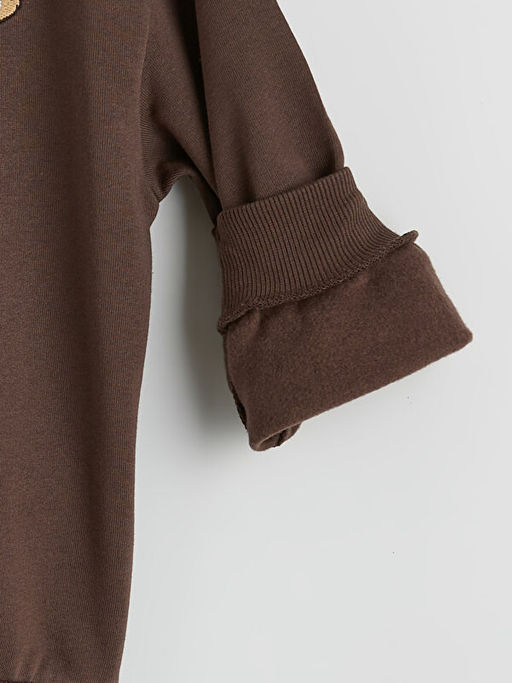 Ay? Nak??l? Erkek ?ocuk Kal?n Sweatshirt