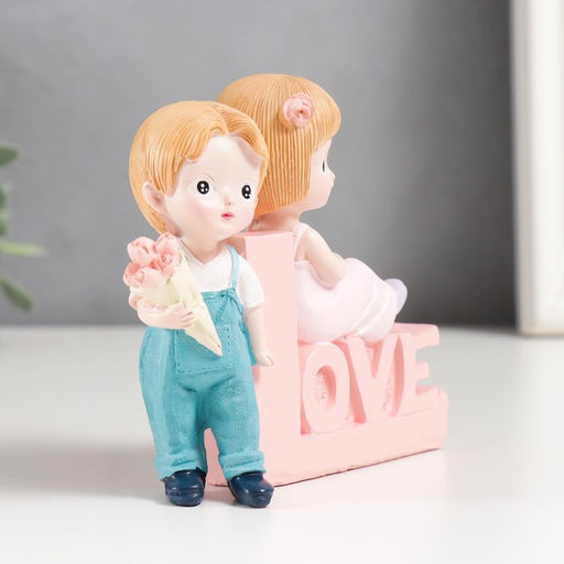 Фигурка полистоун «Невинная любовь», 3×12.3×10 см