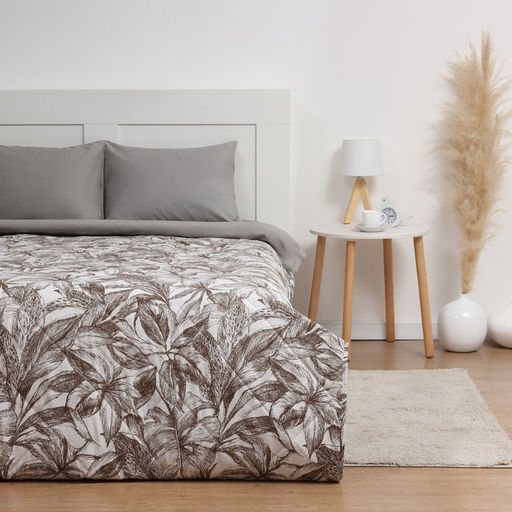 Покрывало евро макси LoveLife Tropics, 240×230±5 см, жатка
