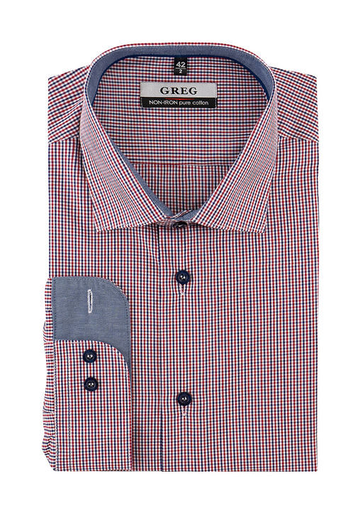Сорочка мужская длинный рукав GREG 624/131/5571/Z/P/1p_GB  фото 2