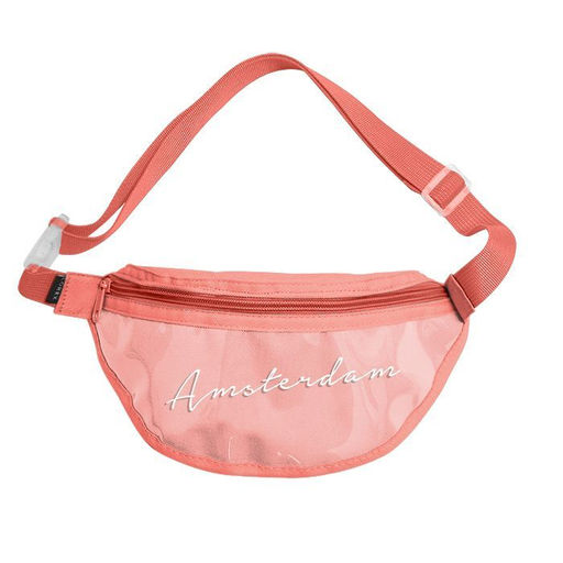 Сумка поясная LOREX CLEAR WB AMSTERDAM с прозрачной вставкой 26х14х1,5 см