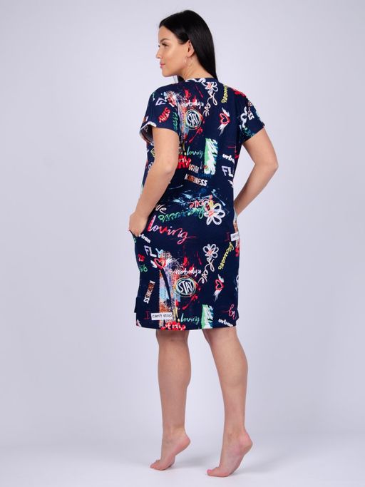 Туника "Блеск" граффити, трикотаж