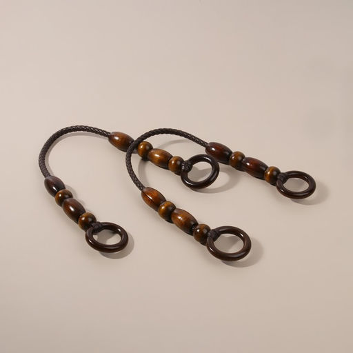 Ручки для сумки, 2 шт., 44.5×4.5 см, коричневые
