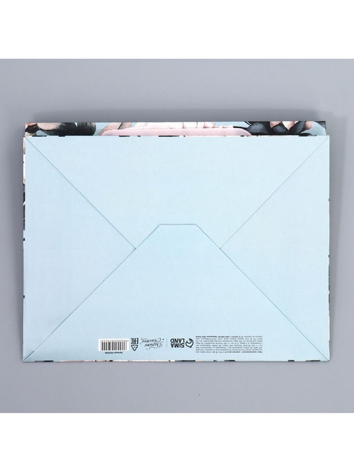 Цена за 2 шт. Пакет подарочный с широким дном, упаковка, «For you», 25×19×18 см