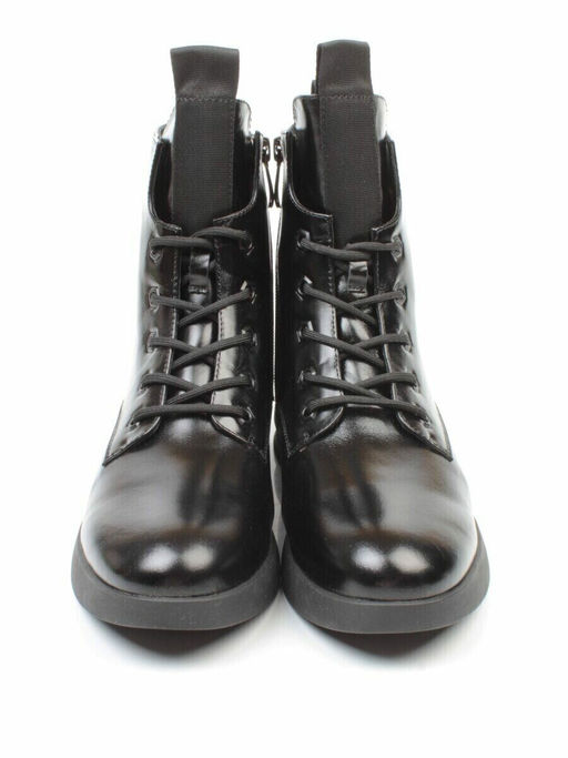 01-CH6315-21B100M BLACK Ботинки демисезонные женские (натуральная кожа, байка) - Фабричный китай фото 12