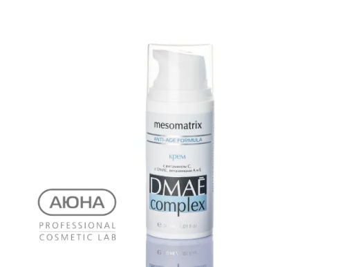 Антивозрастной крем с DMAЕ, ГК, вит А и Е - Mesomatrix фото 3