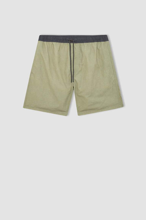 Короткие шорты для плавания стандартного кроя на сетчатой подкладке - Defacto фото 6