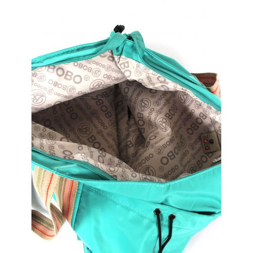 Сумка женская текстиль BoBo-1709, 1 отдел, зеленый 261683  фото 4