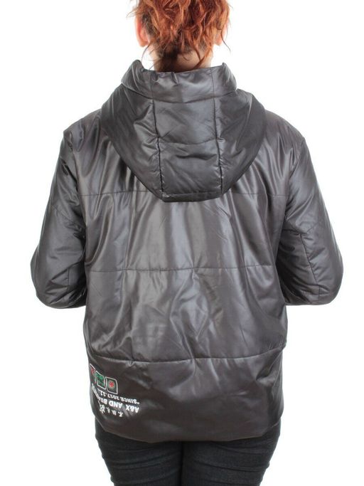 005 BLACK Куртка демисезонная женская (100 гр. синтепон) - Fashion фото 5