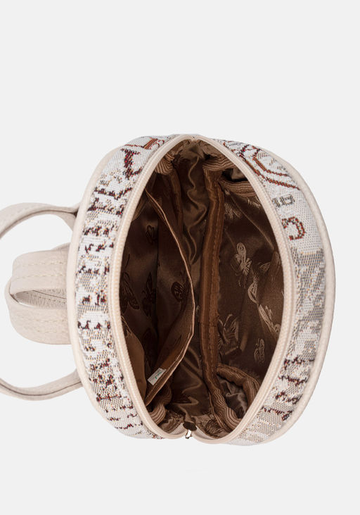 Рюкзак Модель №1466 | гобелен | | бежевый цветной | Почта | 32619 - L-craft фото 5