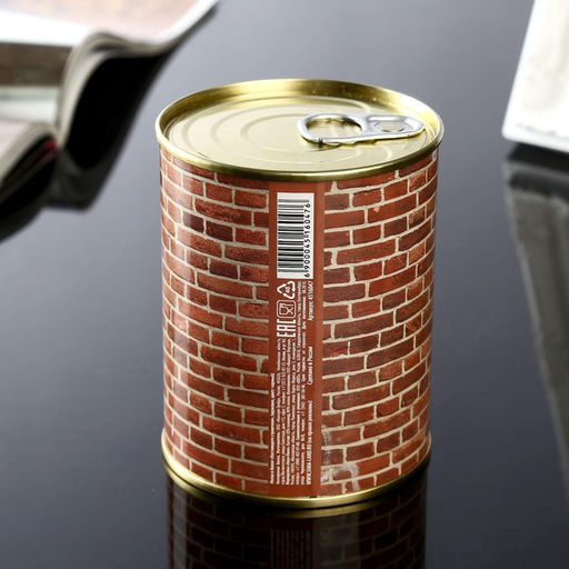 Носки мужские в банке «Настоящий строитель», подарочные, чёрные, 43-45 р-р